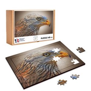 Puzzle en bois 48 Pièces Fabulous - Milan Royal Aigle Magnifique (28 x 20 cm)
