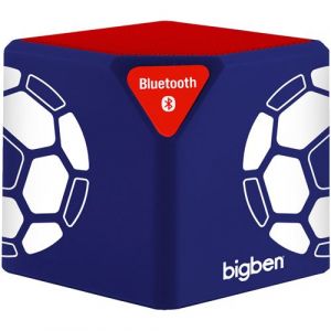 Enceinte sans fil portable BigBen 230 V Foot Bleu et Rouge