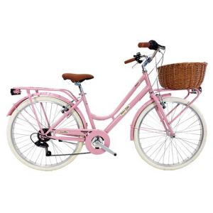 Vélo de ville Dolce Vita by Canellini ROMA 26 avec panier - Rose