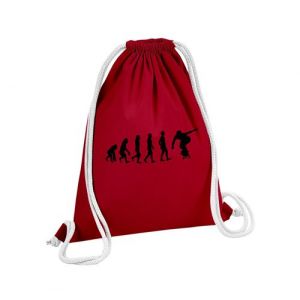 Fabulous Sac de Gym en Coton Rouge Evolution Longboard 12 Litres