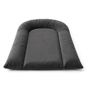 Matelas &agrave; langer coton a enduction - Gris