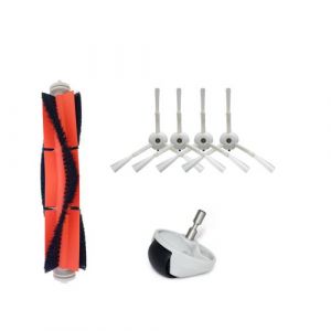 1Main Brosse + 1 Universal Wheel + 4 Filtre pour Xiaomi 1S / Roborock T65 Aspirateur @uiao