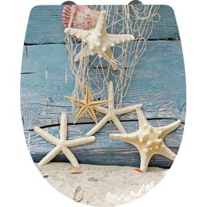 Cornat ksdsc102 &eacute;toile de mer thermoplastique Abattant de WC