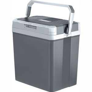 Glaci&egrave;re &Eacute;lectrique Portable 24 Litres, 12V / 220 - 240V Voiture et Camping, MPM, MPM-28-CBM-08YA, , Gris