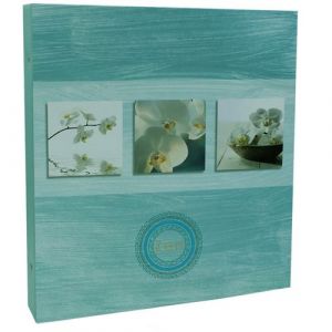 classeur photo ariane zen 2 turquoise 400 pochettes 11x15 - Turquoise