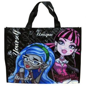 Sac shopping grand mod&egrave;le monster high - noir 06 18264