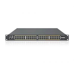 EnGenius ECS2552FP commutateur r&eacute;seau G&eacute;r&eacute; L2+ Gigabit Ethernet (10/100/1000) Connexion Ethernet, supportant l'alimentation via ce port (PoE) Noir