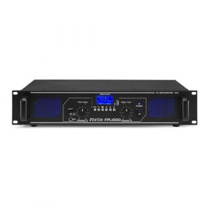 Fenton FPL1000 amplificateur numérique - Bluetooth lecteur média USB SD - 2 x 500 watts - noir