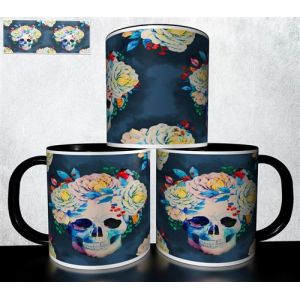 MUG collection design - T&ecirc;te de mort Skull Halloween 1035