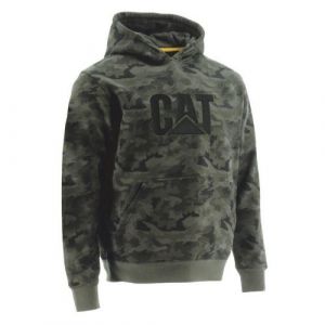 Caterpillar - Sweat à capuche TRADEMARK - Homme (L) (Vert kaki) - UTFS4646