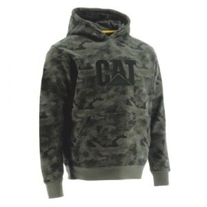 Caterpillar - Sweat à capuche TRADEMARK - Homme (L) (Vert kaki) - UTFS4646