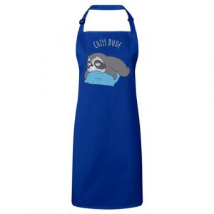 Fabulous Tablier Cuisine Premium Bleu Chill Dude Paresseux