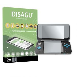 New Nintendo 2DS XL protection d'écran - 2x Disagu souple tempered glass pour New Nintendo 2DS XL protection en verre Dureté du verre 9H