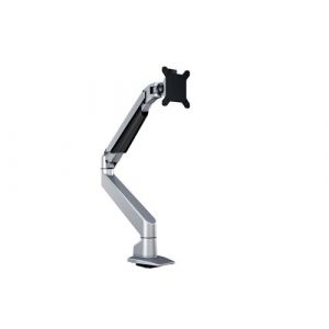 Multibrackets M VESA Gas Lift Arm Single - Kit de montage (bras articulé, fixation par pince pour bureau) - pour Écran LCD - aluminium - argent - Taille d'écran : 15"-32"