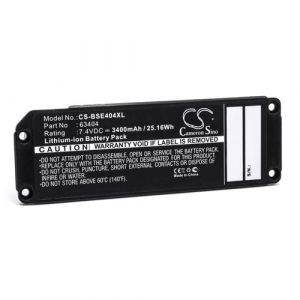 Li-Ion-batterie - 3400mAh (7.4V) - pour haut-parleurs enceintes comme Bose 061384, 061385, 061386, 061834, 063287, 063404