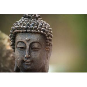 Fabulous Poster Gros plan bouddha de bronze style chinois (61cm x 91cm)