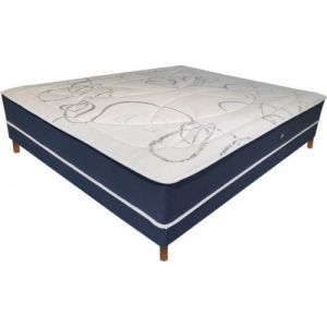 Ensemble Essenzia MARS + Sommier Tradition Graphic 13cm et Pieds 110x190 STRETCH Mousse