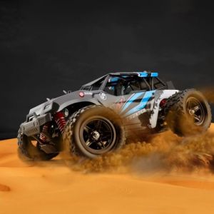 50KM / H 1/18 Échelle RC voiture 2.4G 4 roues motrices à grande vitesse rapide Télécommandé grande piste wedazano129