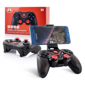 Manette avec Support pour ZTE Axon 7 Smartphone PC USB Bluetooth Jeux Video Joystick Precision Universel