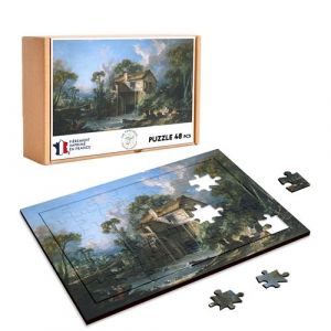 Puzzle en bois 48 Pièces Fabulous - Francois Boucher Le Pigeonnier (28 x 20 cm)