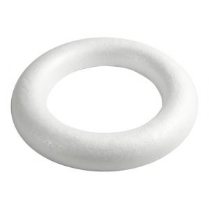 Anneau en polystyrène - Blanc - 35 cm - 1 pce