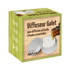 Directnature - diffuseur galet motif feuilles petit modèle