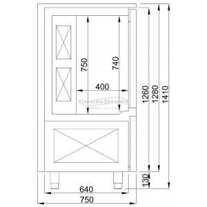 Cellule de refroidissement 10 niveaux GN 1/1 Combisteel