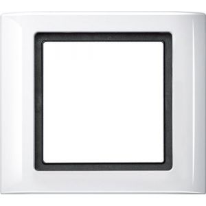 Merten 400119 AQUADESIGN Plaque de finition 1 prise Blanc polaire