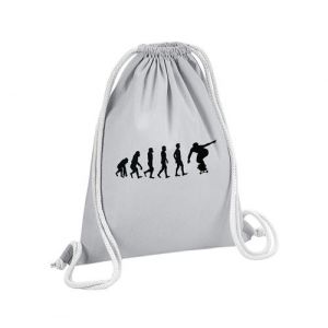 Fabulous Sac de Gym en Coton Gris Evolution Longboard 12 Litres