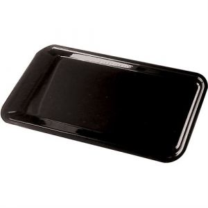PLATEAU RECTANGULAIRE PLEXIGLAS NOIR - L2G -  - Plexiglass 140x280x50mm