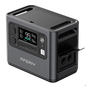 Batterie LiFePO4 960Wh, Aferiy AF-P010, Onduleur Sinus Pur 1200W Charge AC/Solaire 700W MPPT 500W Station batterie mobile 14kg
