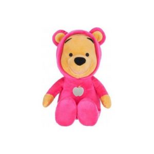 Peluche xxl winnie l ourson en grenouillere rose 100 cm - pyjama - set grand geant doudou 1m00 enfant + 1 carte tigre