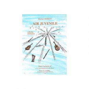 Partitions Classique Combre Meriot Michel - Air Juvenile - Clarinette Sib Et Piano Clarinette