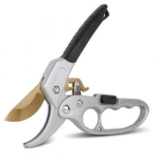 Secateur FISHTEC à crémaillière Titanium