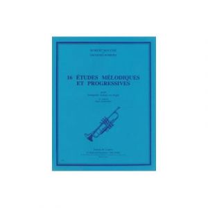 M&eacute;thodes Et P&eacute;dagogie Combre Bouche Robert / Robert Jacques - Etudes Melodiques Et Progressives (16) Vol.2 - Trompette Trompette