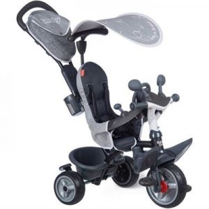 SMOBY Tricycle enfant évolutif Baby Driver Plus  Structure métal    Gris