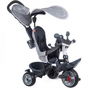 SMOBY Tricycle enfant évolutif Baby Driver Plus Structure métal Gris