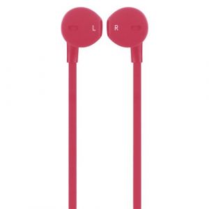 &Eacute;couteurs Jack 3.5mm C&acirc;ble Plat avec Microphone et 3 Boutons BigBen Rose