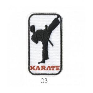 Ecussons Thermocollant Sport - Karat&eacute; - 5 X 3 cm - Mediac(...) - Blanc