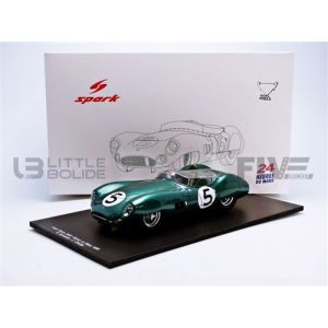 Voiture Miniature de Collection SPARK 1-18 - ASTON MARTIN DBR1 - Winner Le Mans 1959 - Green Metallic - 18LM59 - Resin