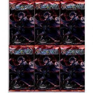 6 (Six) Packs de Force de Volonté FOW TCG Booster Booster Packs A3 The Moonlit Saviour (6 Pack Lot)