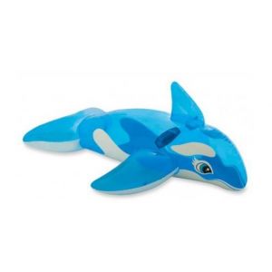 Grande baleine bleu : 152 x 114 cm - matelas gonflable - piscine - mer