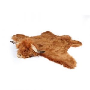 BIBIB Déguisement 3 en 1 Vache Ecossaise - Plaid, Déguisement et Tapis