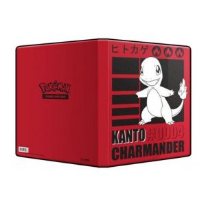 Portfolio a4 pokemon salam&egrave;che kanto rouge - 10 pages de 9 cases (180 cartes recto-verso) - cahier range-cartes pokemon &agrave; collectionner