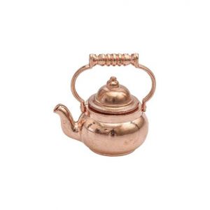 Théière miniature, bouilloire en cuivre pour la maison de poupées ou monde des lutins Rico Design(...) -