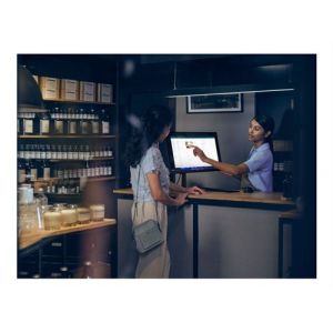 HP ProStudio 4 G1i AI - Tout-en-un Core Ultra 5 225T / jusqu'à 4.9 GHz - RAM 8 Go - SSD 256 Go - NVMe - Intel Graphics - IEEE 802.11ax (Wi-Fi 6), Gigabit Ethernet, Bluetooth 5.4 - Win 11 Pro - moniteur : LED 23.8" 1920 x 1080 (Full HD) @ 75 Hz - clavier