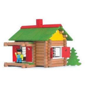 Jeujura - jouet en bois - maison forestière - 100 pièces