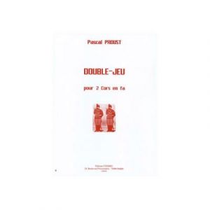 Partitions Classique Combre Proust Pascal - Double-Jeu - 2 Cors En Fa Cor