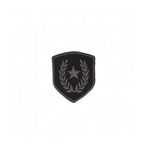 Ecussons Thermocollant Blason Etoile et Laurier 3,5 X 4 cm - Mediac(...) - Noir