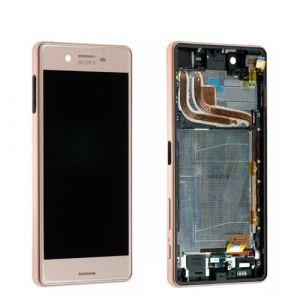 Original Ecran LCD & Vitre tactile Rose Assemblés Sur Châssis Pour Sony Xperia X Performance